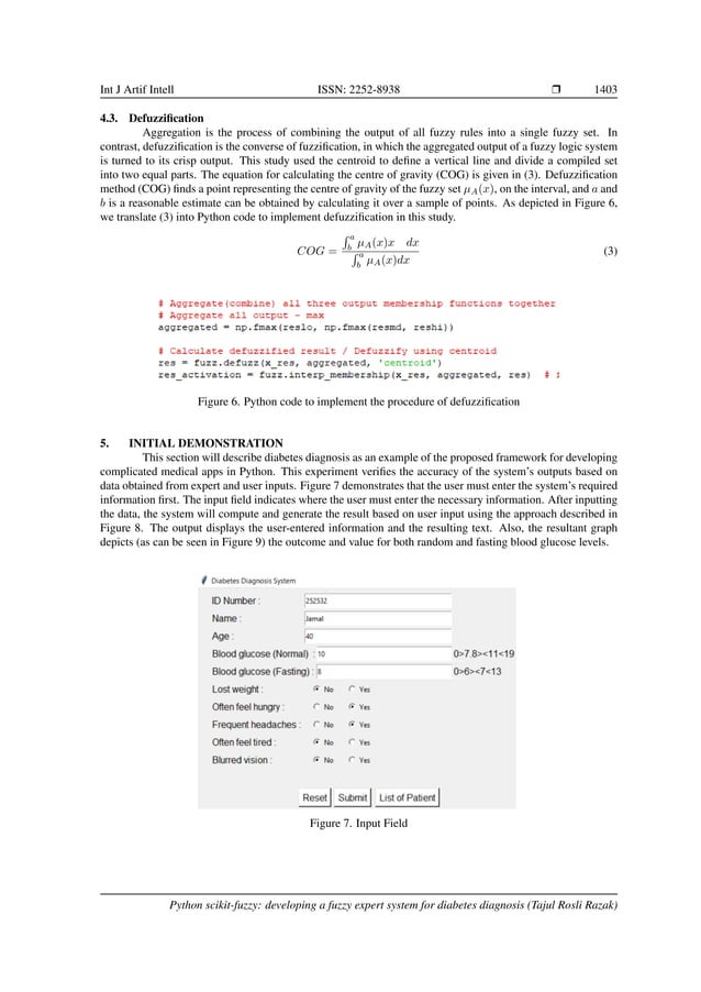 Python scikit-fuzzy: developing a fuzzy expert system for diabetes ...