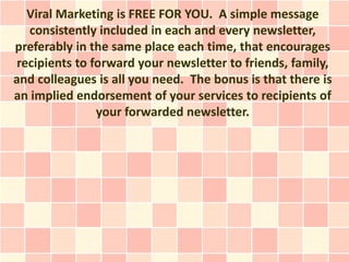 10 Must Haves for A Successful E-Newsletter