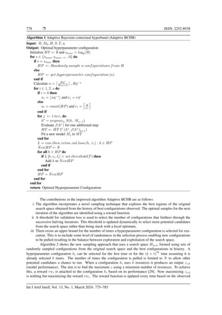 Adaptive Bayesian contextual hyperband: A novel hyperparameter ...