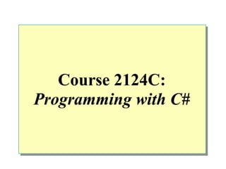presentation asp.net programming with c# | PPT