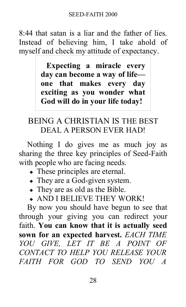 Oral roberts seed faith those on! Share your Oral roberts seed faith question not