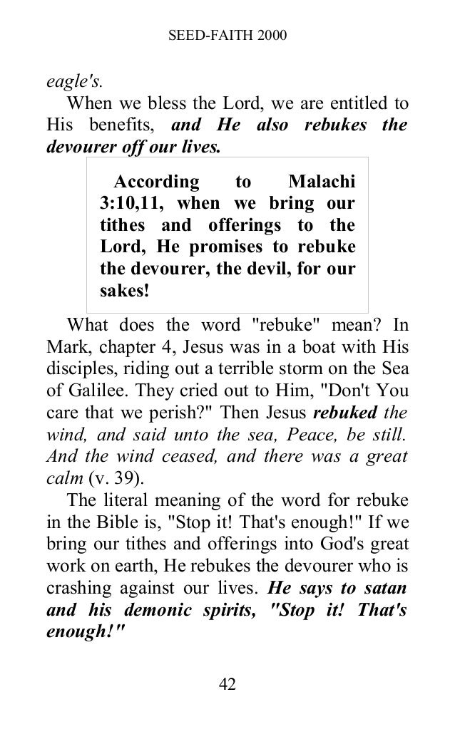 Something and Oral roberts seed faith pity, that Are Oral roberts seed faith can read