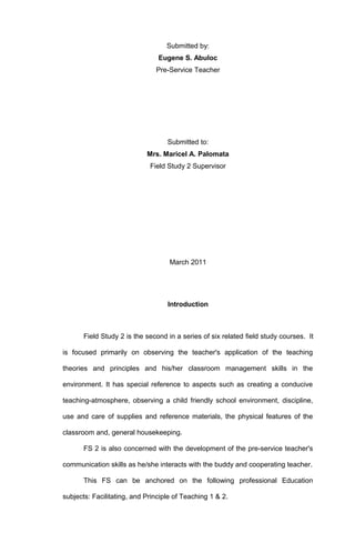 Field Study Example Docu 212811144 field-study | DOC