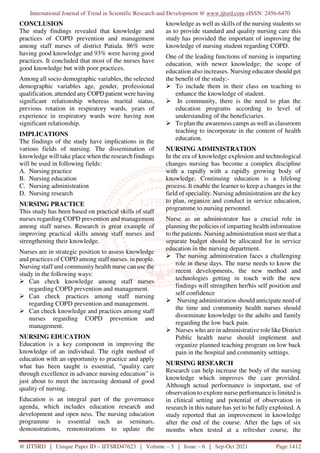 A Descriptive Study to Assess the Knowledge and Practices Regarding ...