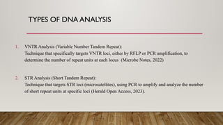 212 ALL Every Detaileds History of DNA Typing in forensic profiling ...