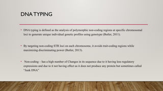 212 ALL Every Detaileds History of DNA Typing in forensic profiling ...