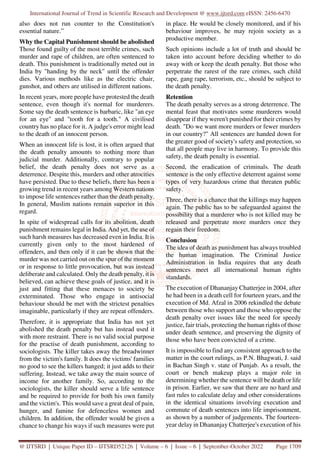 Capital Punishment Law and Ethics | PDF