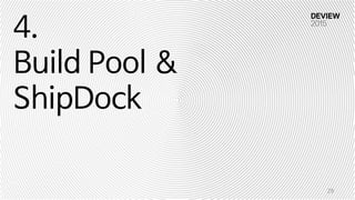 4.
Build Pool &
ShipDock
29
 