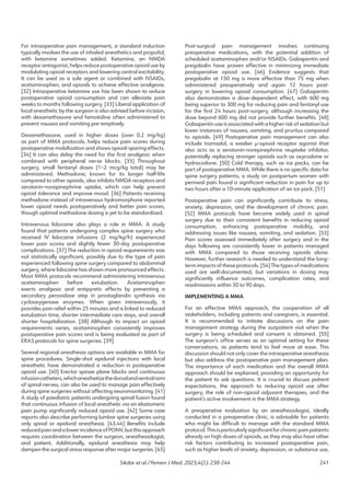 Enhancing Postoperative Pain Control: The Role of Multimodal Analgesia ...