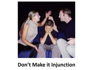 Don’t Make it Injunction 
 