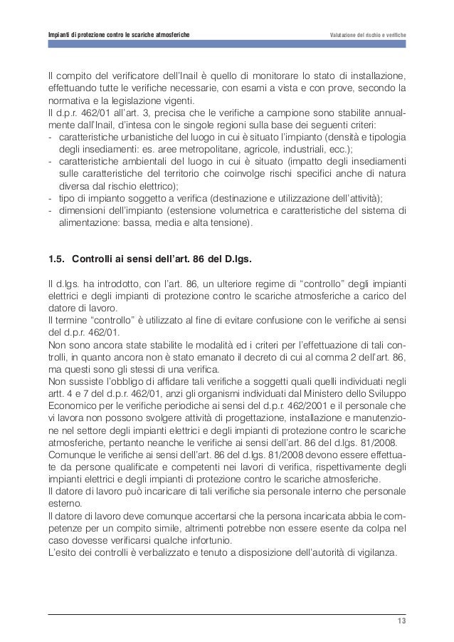 costo valutazione rischio scariche atmosferiche