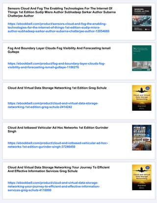 Cloud And Fog Computing Platforms For Internet Of Things Pankaj Bhambri ...