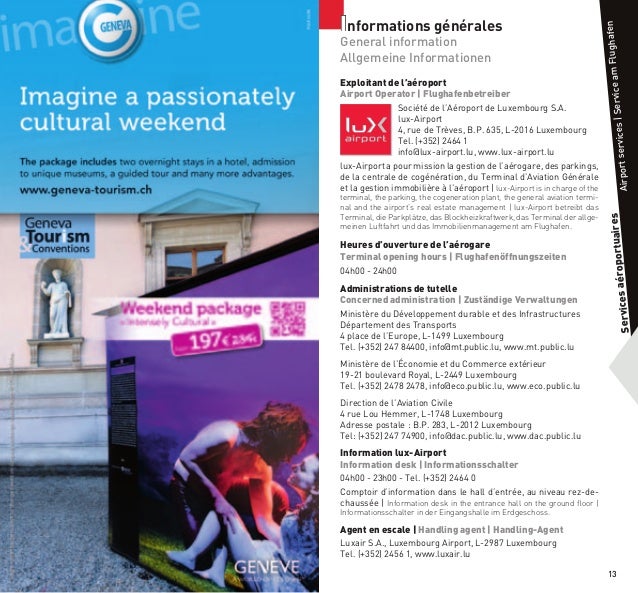21351236697 Lux Airport Guide Horairehiver2012 2013