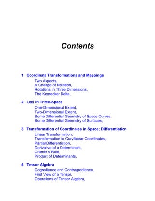 Tensor And Vector Analysis With Applications To Differential Geometry ...