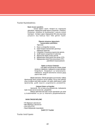 Yazıları biçimlendiriniz.




                            Şekil 3.9: Yazılar

Yazılar Arial 8 punto




                                   45
 