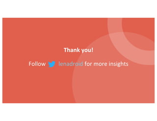 Thank you!
Follow lenadroid for more insights
 