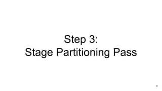 Step 3:
Stage Partitioning Pass
81
 