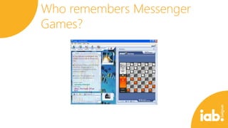 Who remembers Messenger
Games?

 
