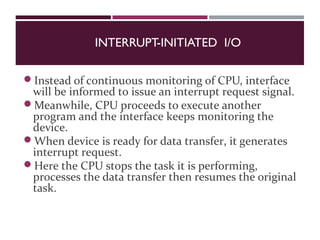 Modes Of Transfer in Input/Output Organization | PPT | Computing ...