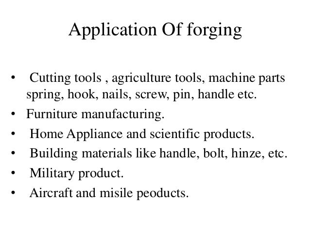 Forging Process