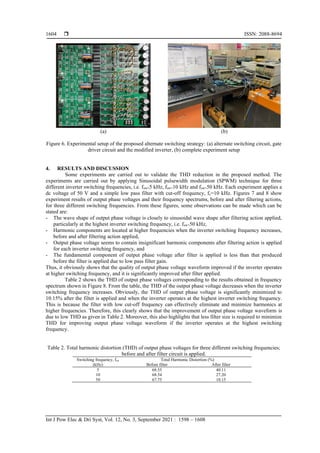 Reduction of total harmonic distortion of three-phase inverter using ...