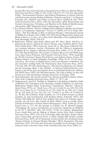 Nerina Rustomji Saints And Sanctity In Judaism Christianity And Islam Striving For ...