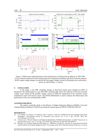 A new switching look-up table for direct power control of grid ...