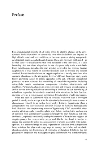 Cardiac Adaptations Molecular Mechanisms 1st Edition Bohuslav Ostadal ...
