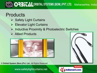 Inductive Proximity & Photoelectric Switches by Orbital System (Bom.)Pvt. Ltd. Mumbai