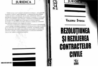 214611062 rezolutiunea-si-rezilierea-contractelor-civile