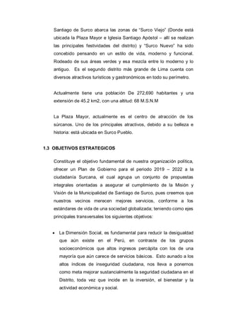 Plan de Gobierno Erick Castillo Documet