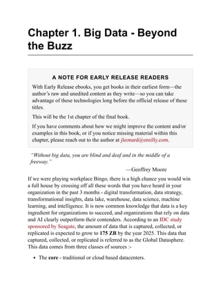 The Cloud Data Lake Early Release Rukmani Gopalan | PDF