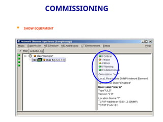 COMMISSIONING
 SHOW EQUIPMENT
 
