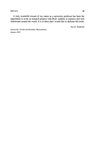Analysis Of Ordinal Categorical Data Second Edition Alan Agrestiauth | PDF