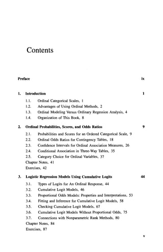 Analysis Of Ordinal Categorical Data Second Edition Alan Agrestiauth | PDF