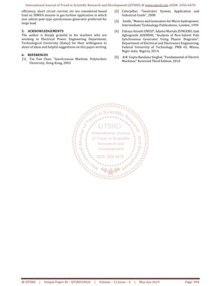 Compatibility Design of Non Salient Pole Synchronous Generator | PDF