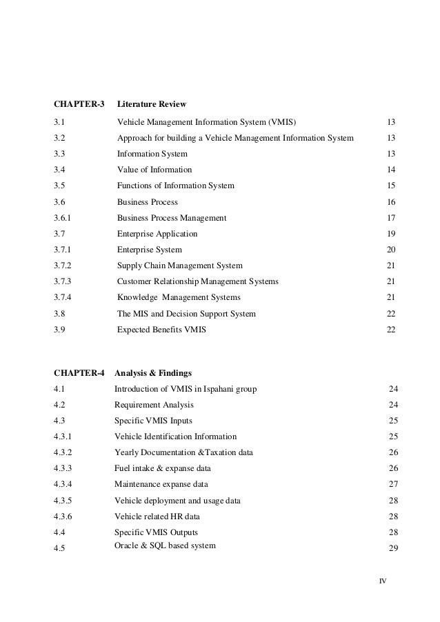 Vehicle Management Information System