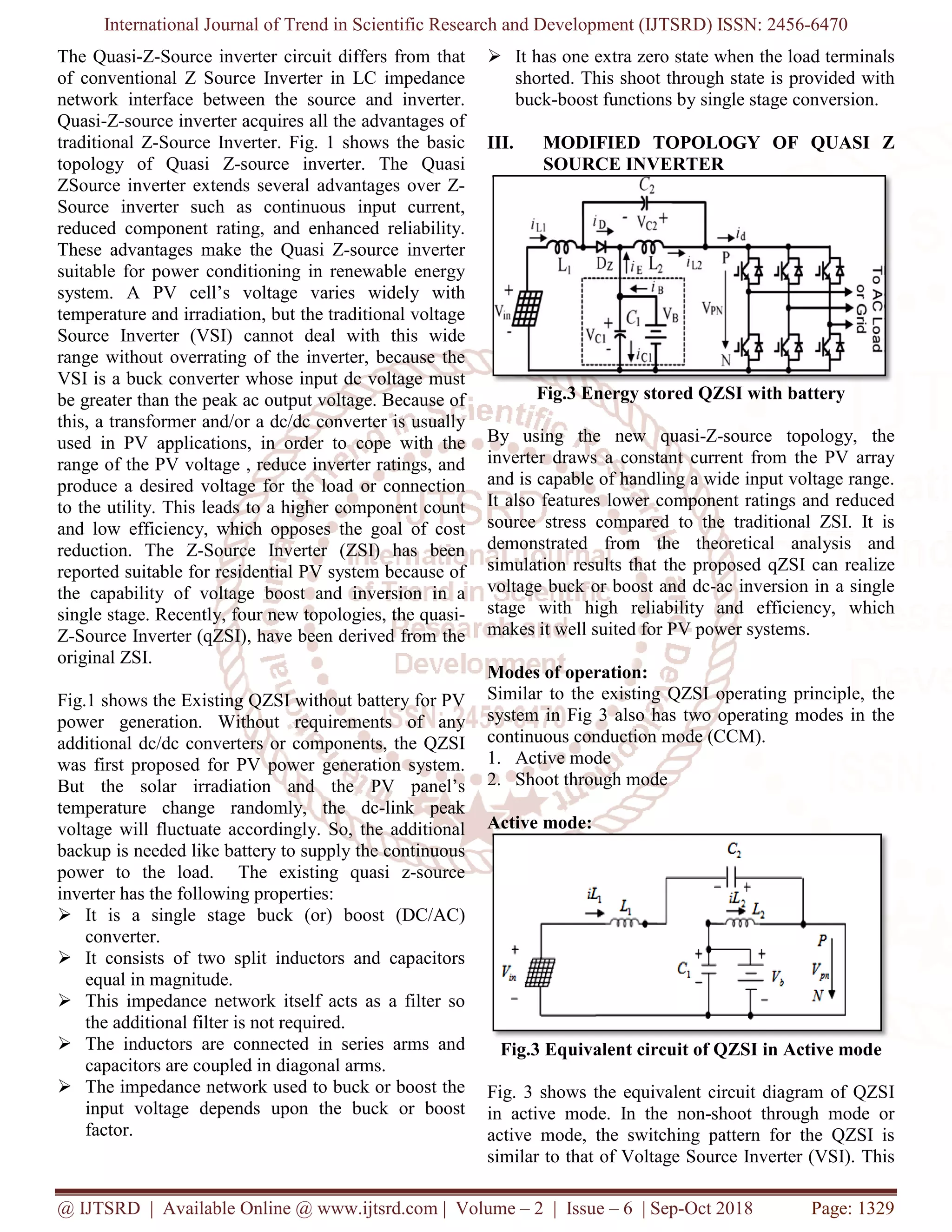 Feasibility Study of Modified Quasi Z Source Inverter for Solar PV ...