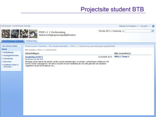 Projectsite student BTB