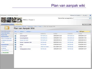 Plan van aanpak wiki