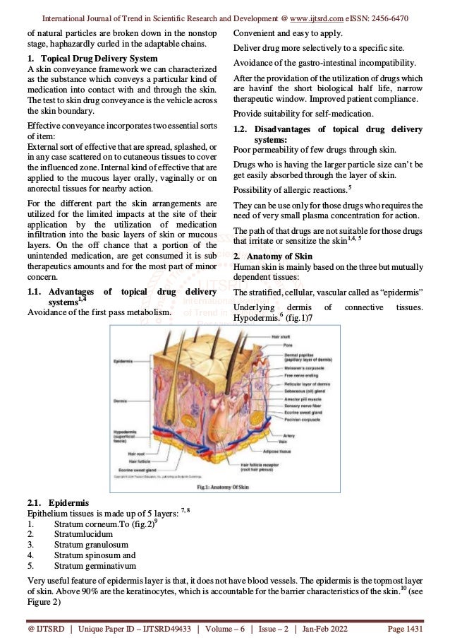 Topical Gels as Drug Delivery System A Comprehensive Review | PDF