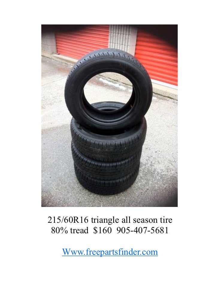215/60R16 triangle all season tire, www.freepartsfinder.com