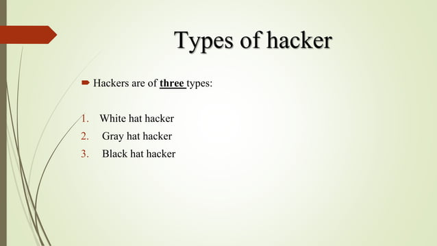 presentation on hacking | PPT