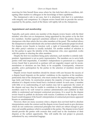 Chern On Dispute Boards Practice And Procedure Cyril Chernauth | PDF