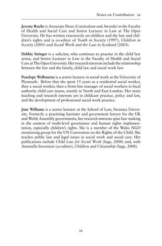 The Law And Social Work Lesleyanne Long Jeremy Roche Debbie Stringer | PDF