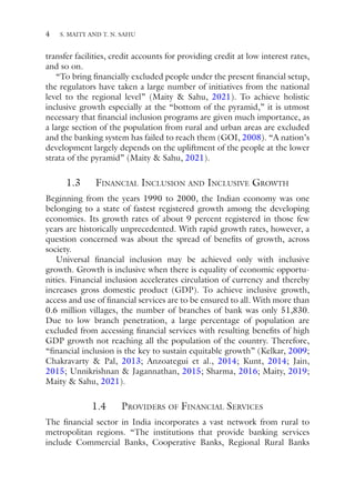 Financial Inclusion And The Role Of Banking System Sudarshan Maity | PDF