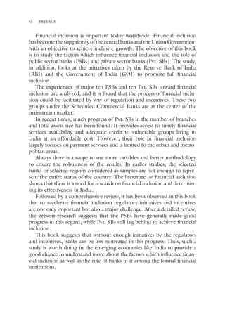 Financial Inclusion And The Role Of Banking System Sudarshan Maity | PDF