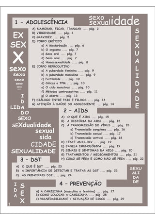 sexo
    1 – ADOLESCÊNCIA
                     A)
                                                        sexual
         ...