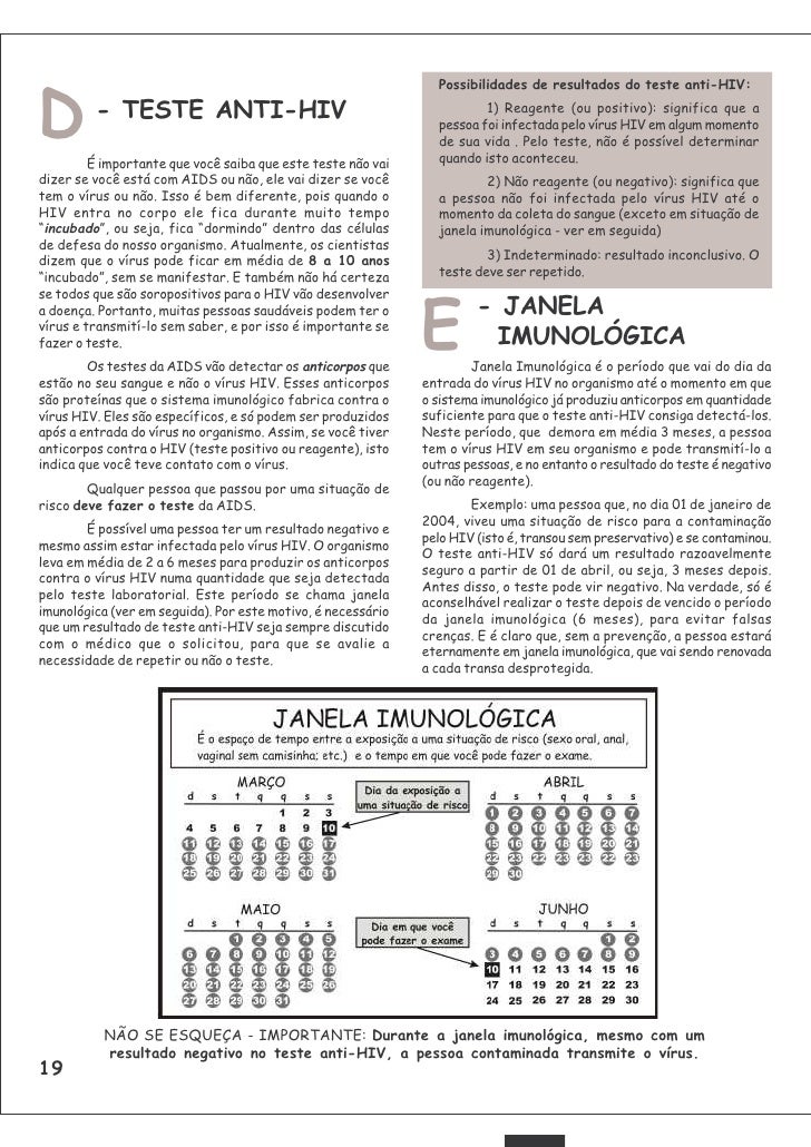 Resultado de exame de hiv nao reagente o que significa