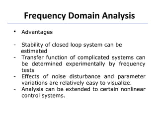 Control System Frequency Domain Time Domain and Frequency Domain | PPT